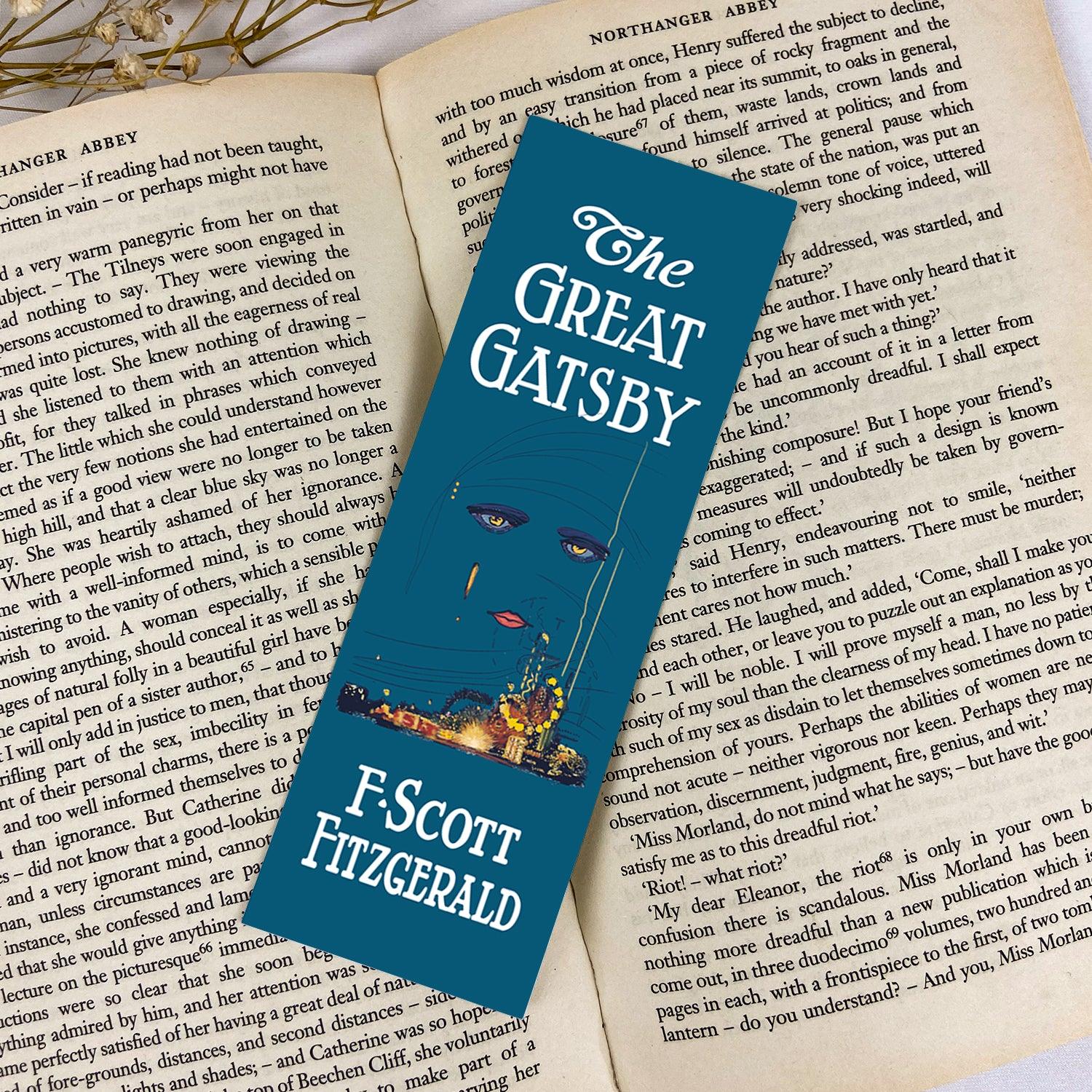The Great Gatsby Paper Bookmark - Biblio Bloom