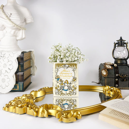 Alice's Adventures in Wonderland Ceramic Book Vase II - Small