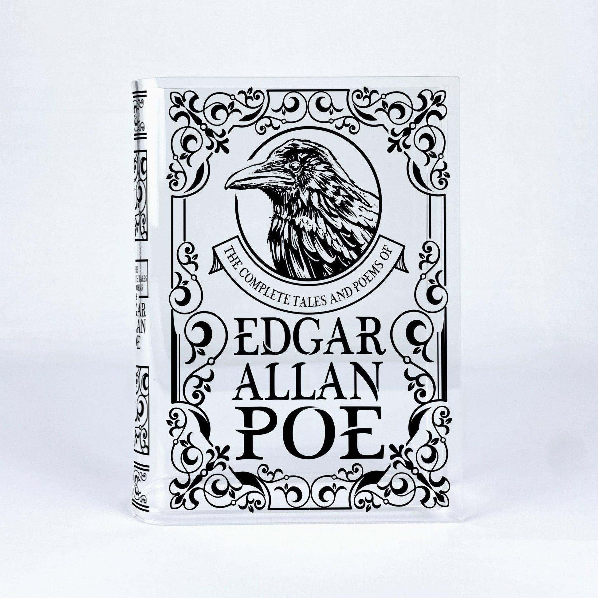 The Complete Tales and Poems of Edgar Allan Poe Acrylic Book Vase - Biblio Bloom