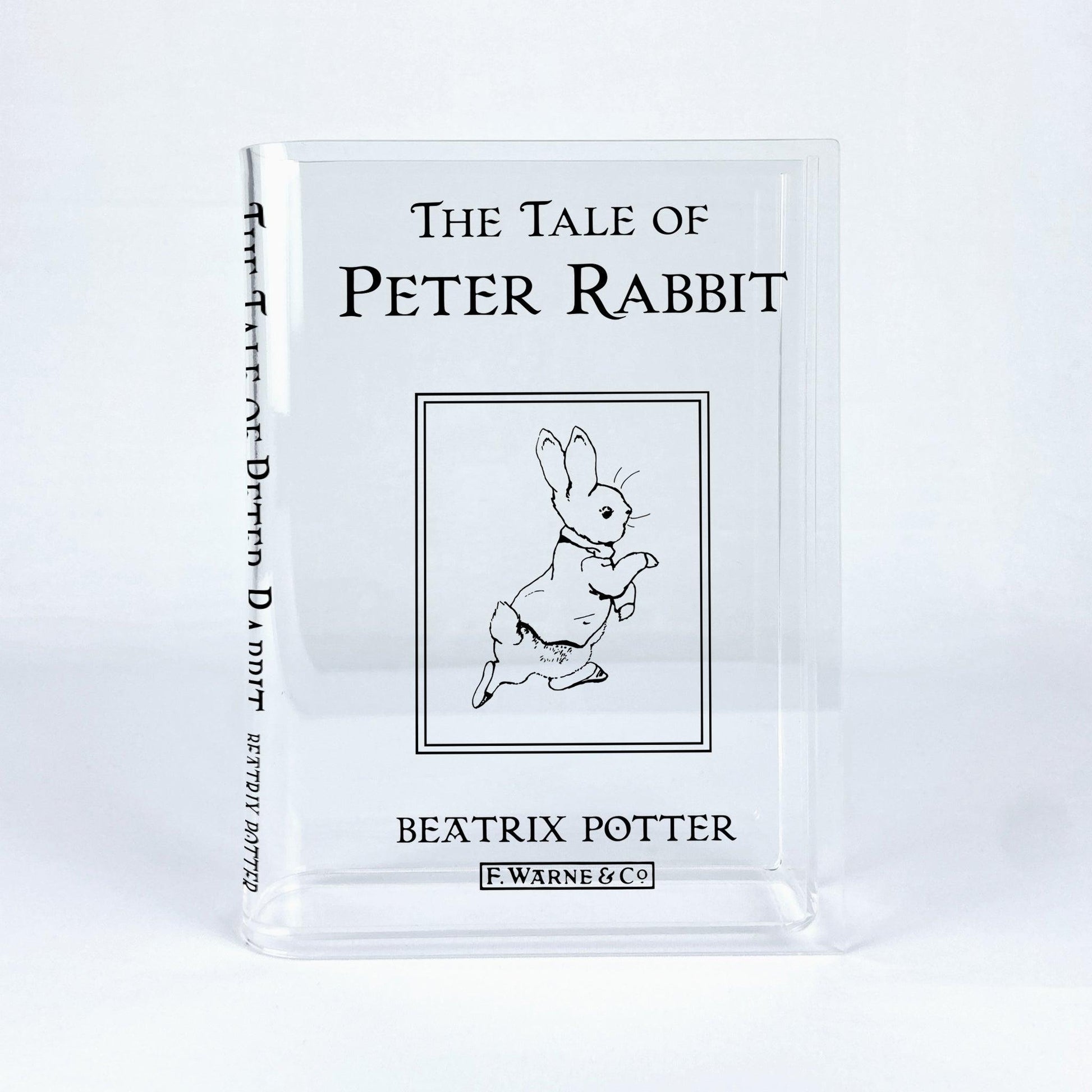 The Tale of Peter Rabbit Acrylic Book Vase - Biblio Bloom