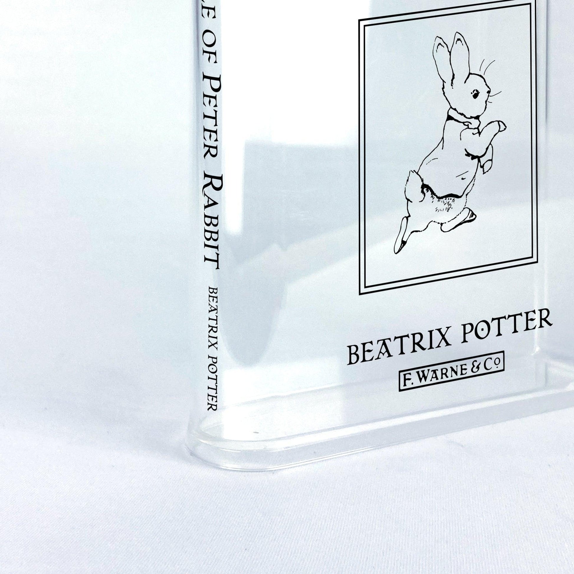 The Tale of Peter Rabbit Acrylic Book Vase - Biblio Bloom