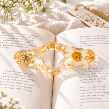 Golden Daisy Book Page Holder
