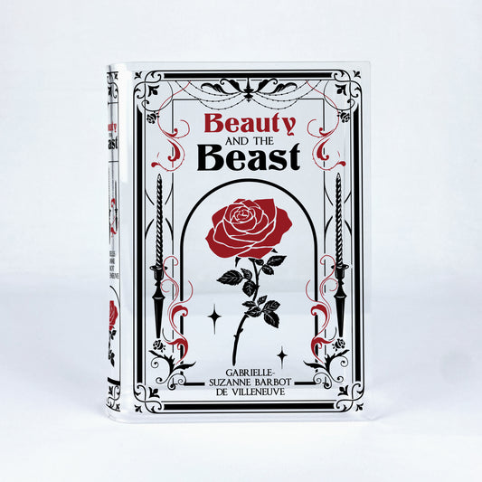 Beauty and the Beast Acrylic Book Vase - II
