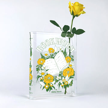 Bookworm Acrylic Book Vase