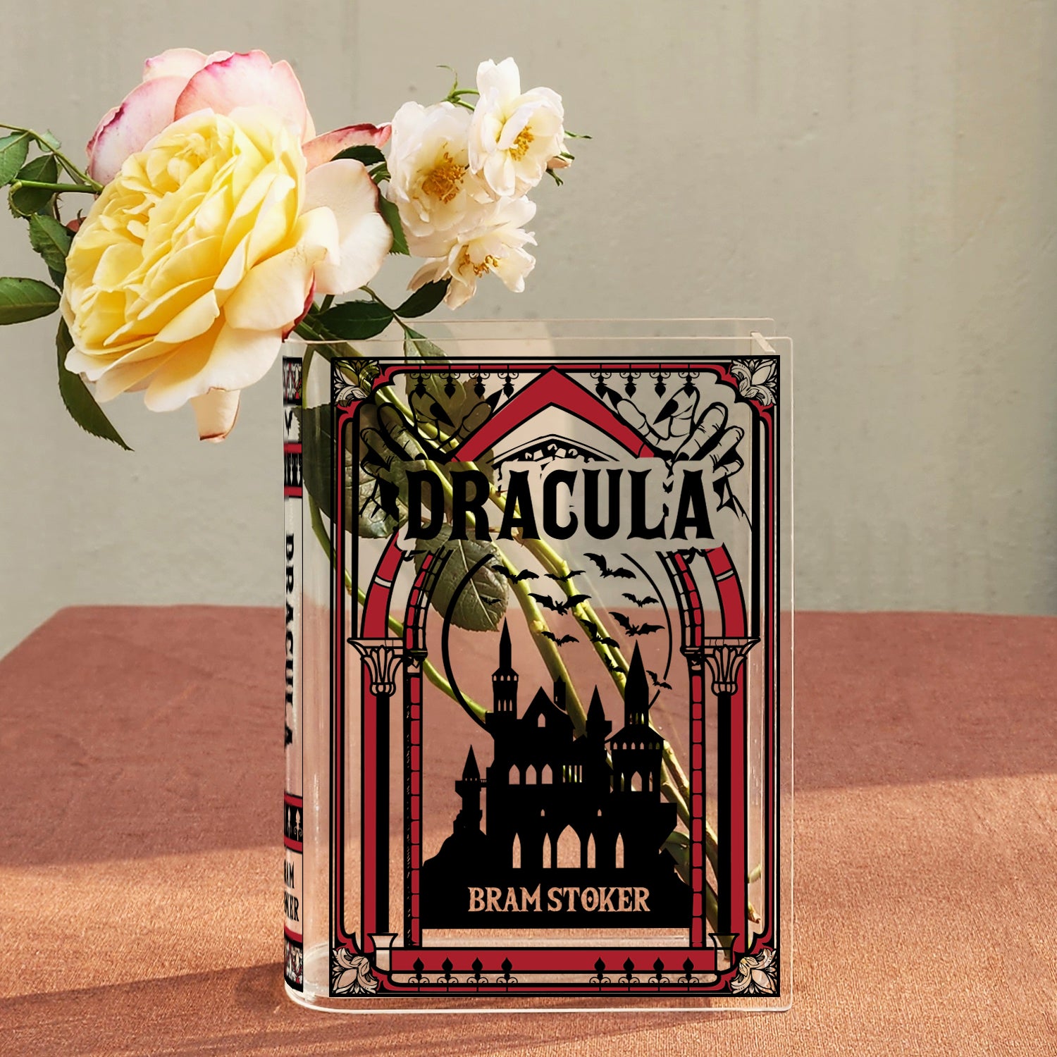 Dracula Acrylic Book Vase