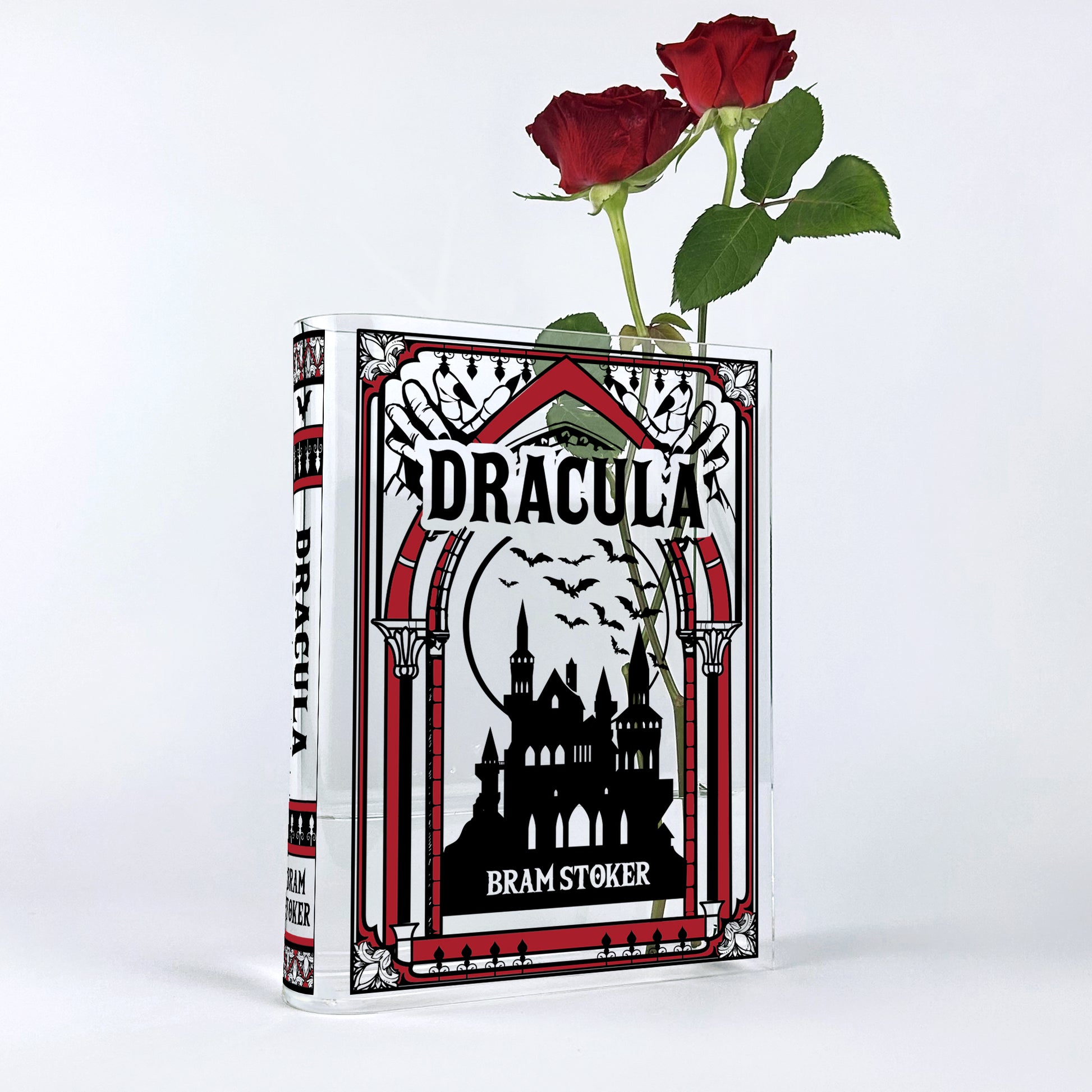 Dracula Acrylic Book Vase