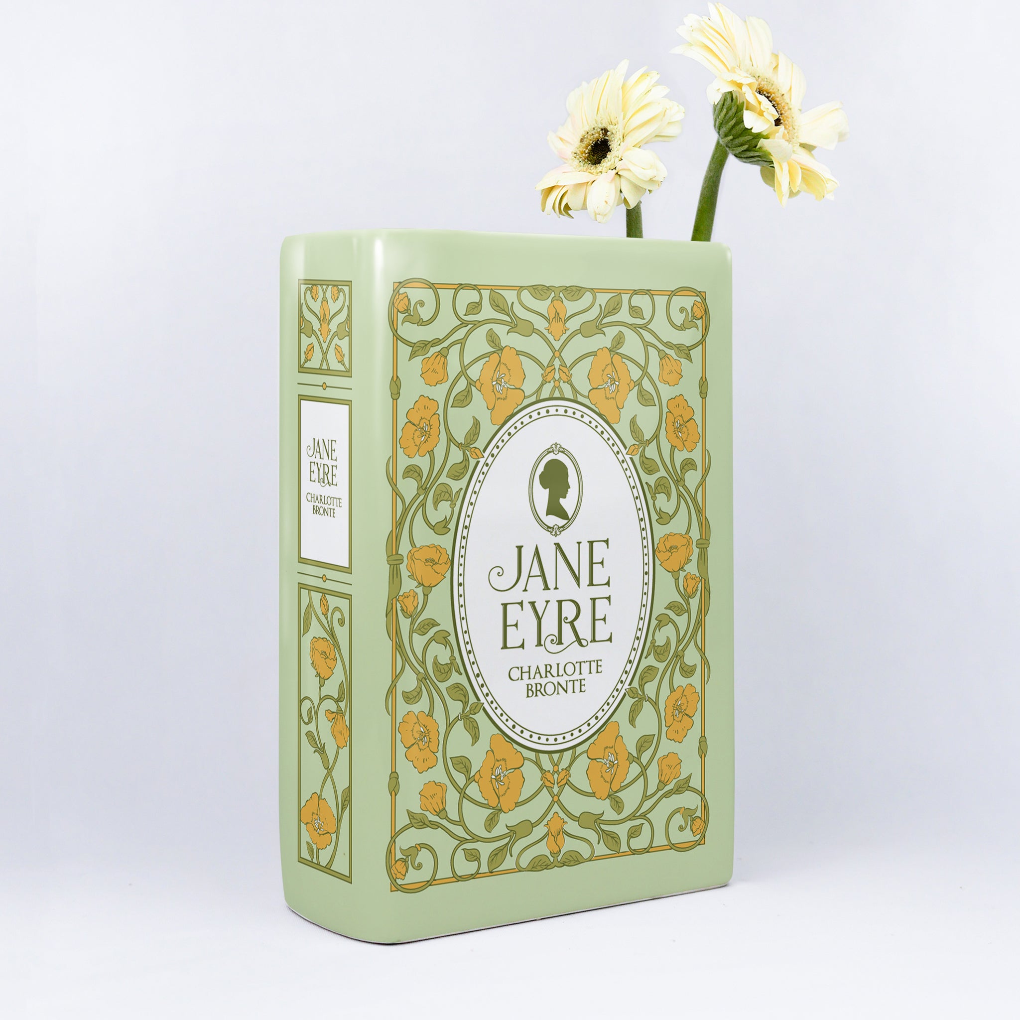 Jane Eyre Ceramic Book Vase