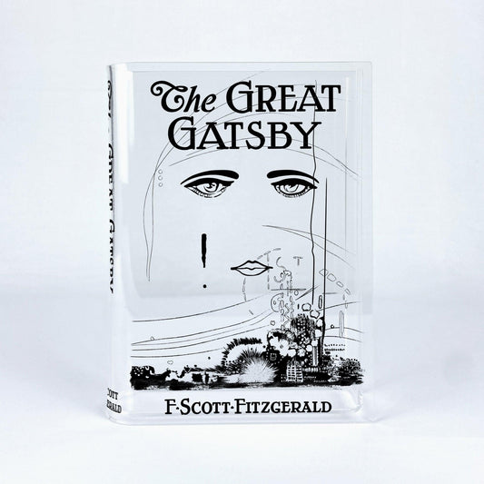 The Great Gatsby Acrylic Book Vase - Biblio Bloom