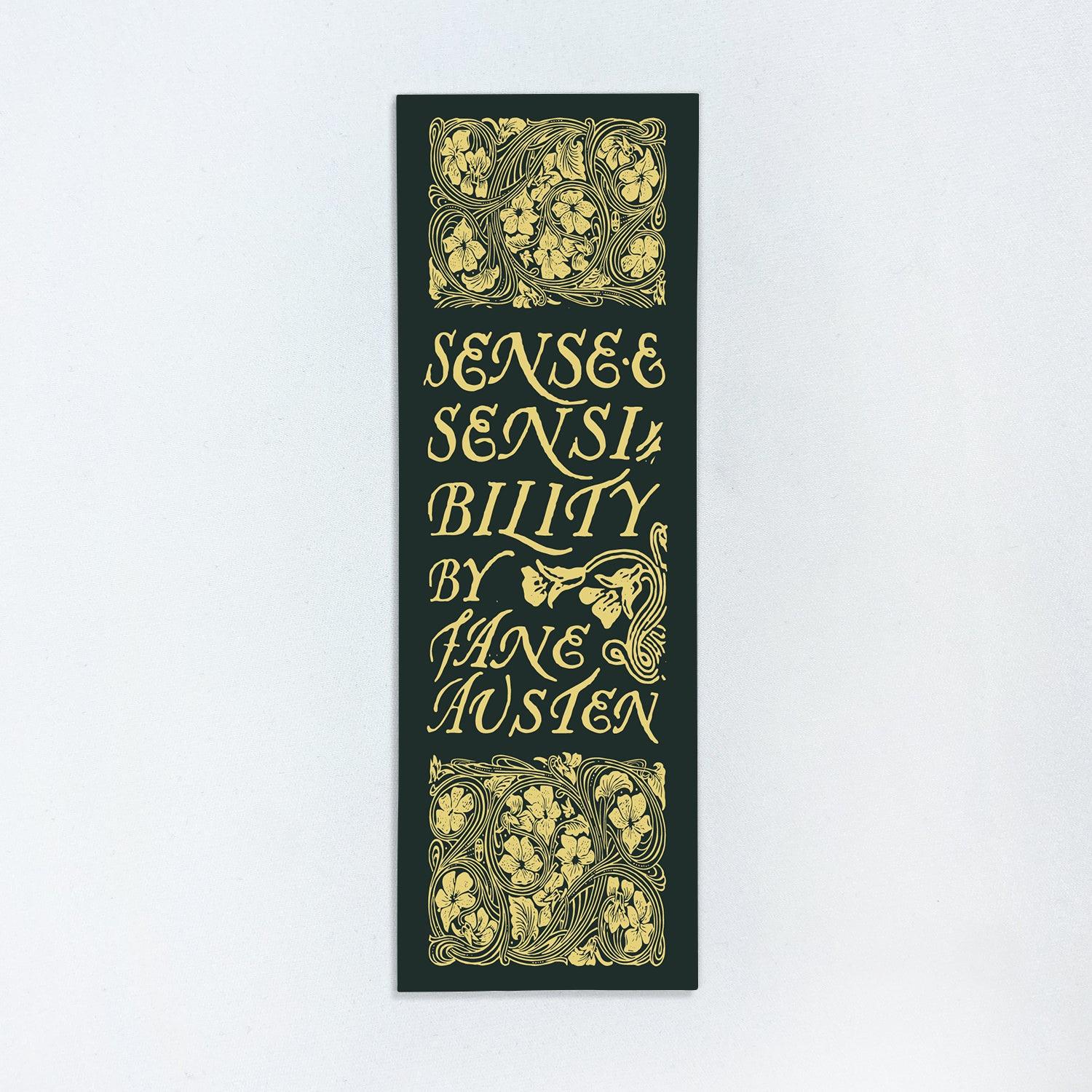 Sense and Sensibility Paper Bookmark - Biblio Bloom