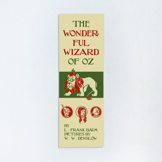 The Wonderful Wizard of Oz Paper Bookmark - Biblio Bloom