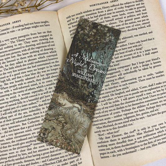 A Midsummer Night's Dream Paper Bookmark - Biblio Bloom