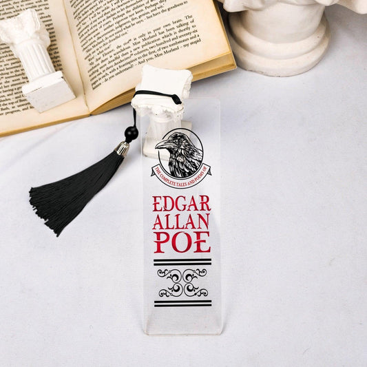The Complete Tales and Poems of Edgar Allan Poe Acrylic Bookmark - Biblio Bloom