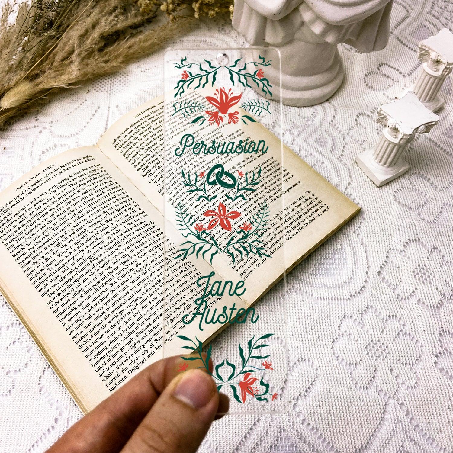Persuasion Acrylic Bookmark - Biblio Bloom