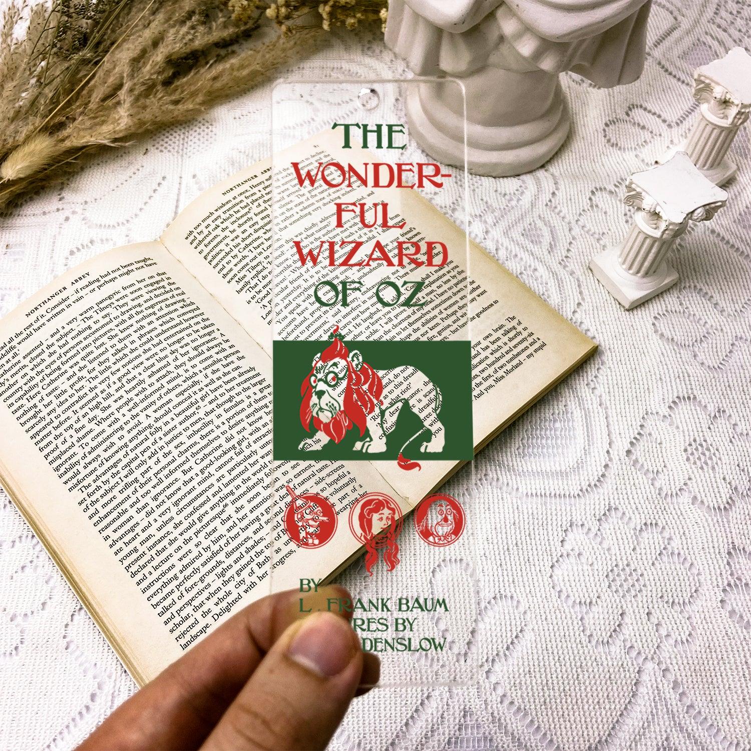 The Wonderful Wizard of Oz Acrylic Bookmark - Biblio Bloom