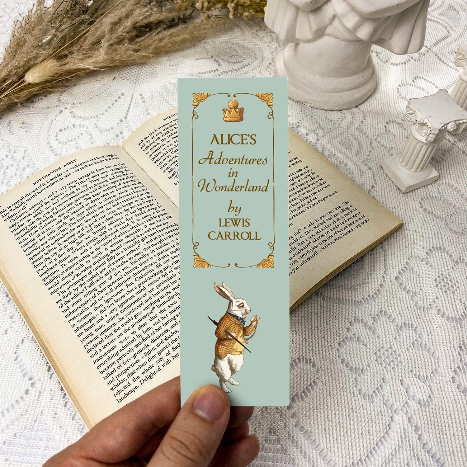 Alice's Adventures in Wonderland Paper Bookmark - Biblio Bloom