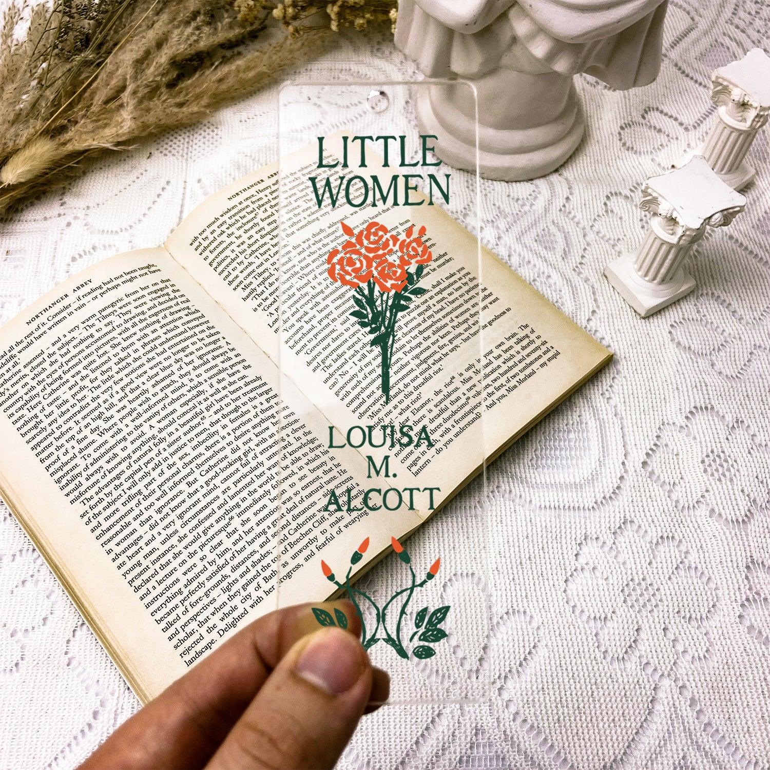 Little Women Acrylic Bookmark - Biblio Bloom