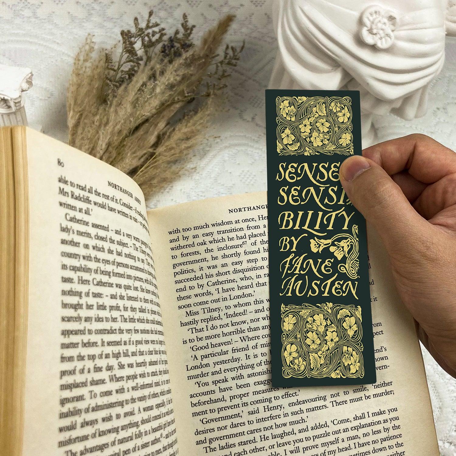 Sense and Sensibility Paper Bookmark - Biblio Bloom