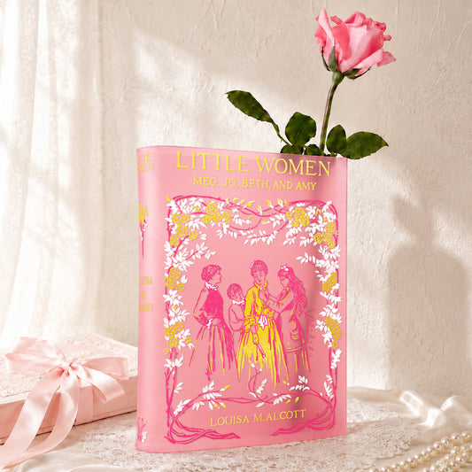 Little Women Blush Pink Acrylic Book Vase | Pre-Order