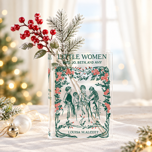Little Women Acrylic Book Vase