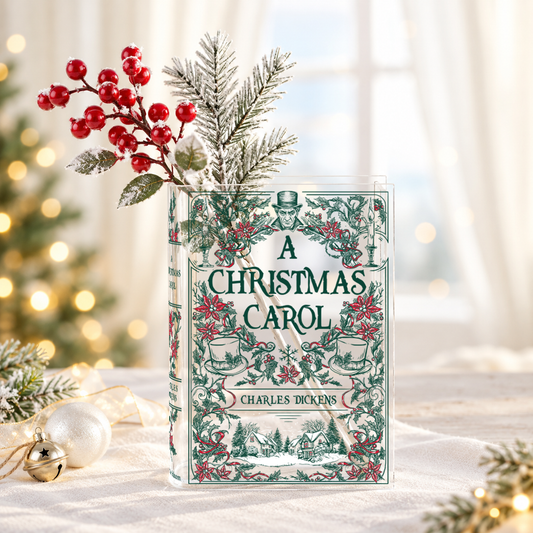 A Christmas Carol Acrylic Book Vase