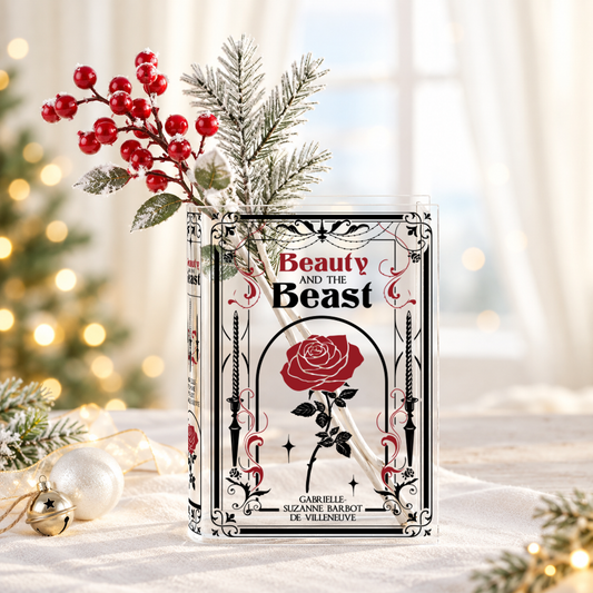 Beauty and the Beast Acrylic Book Vase - II