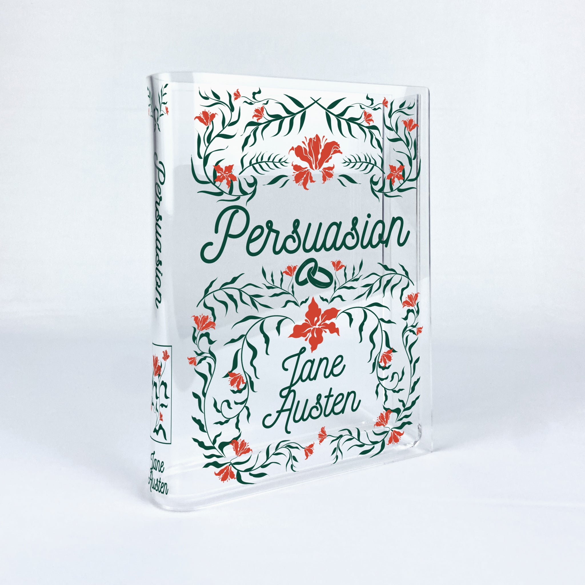 Persuasion Acrylic Book Vase - II