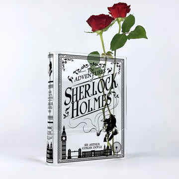 The Adventures of Sherlock Holmes Acrylic Book Vase