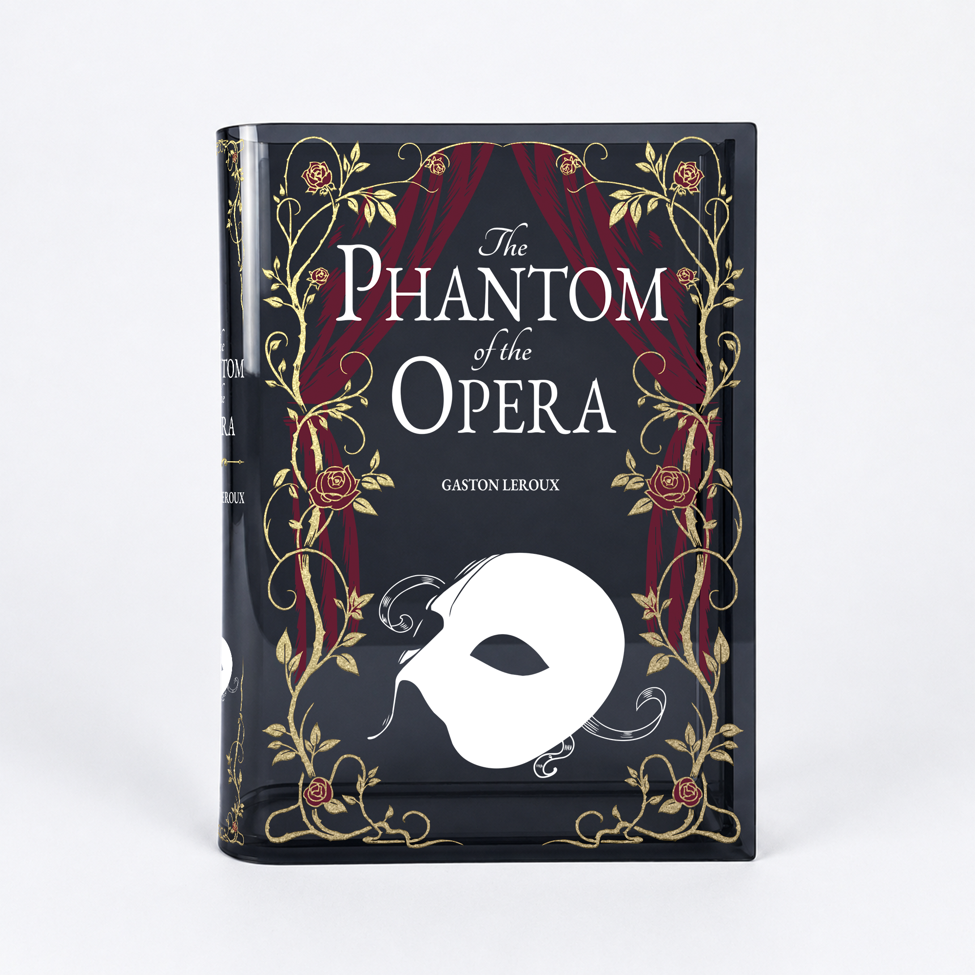 The Phantom of the Opera Smoke Black Acrylic Book Vase | Pre-Order