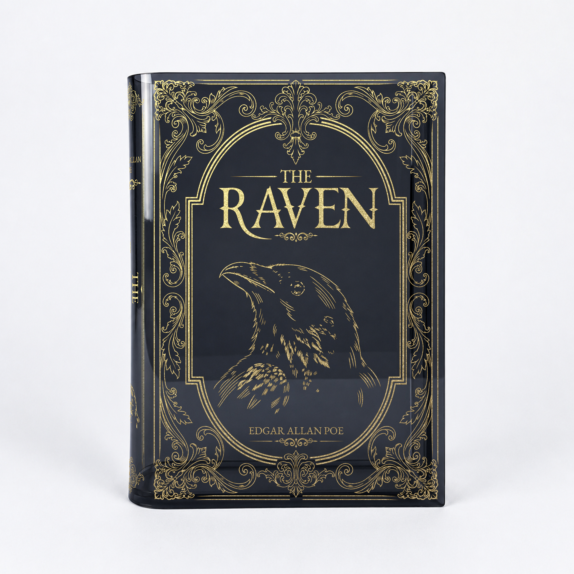 The Raven Smoke Black Acrylic Book Vase | Pre-Order