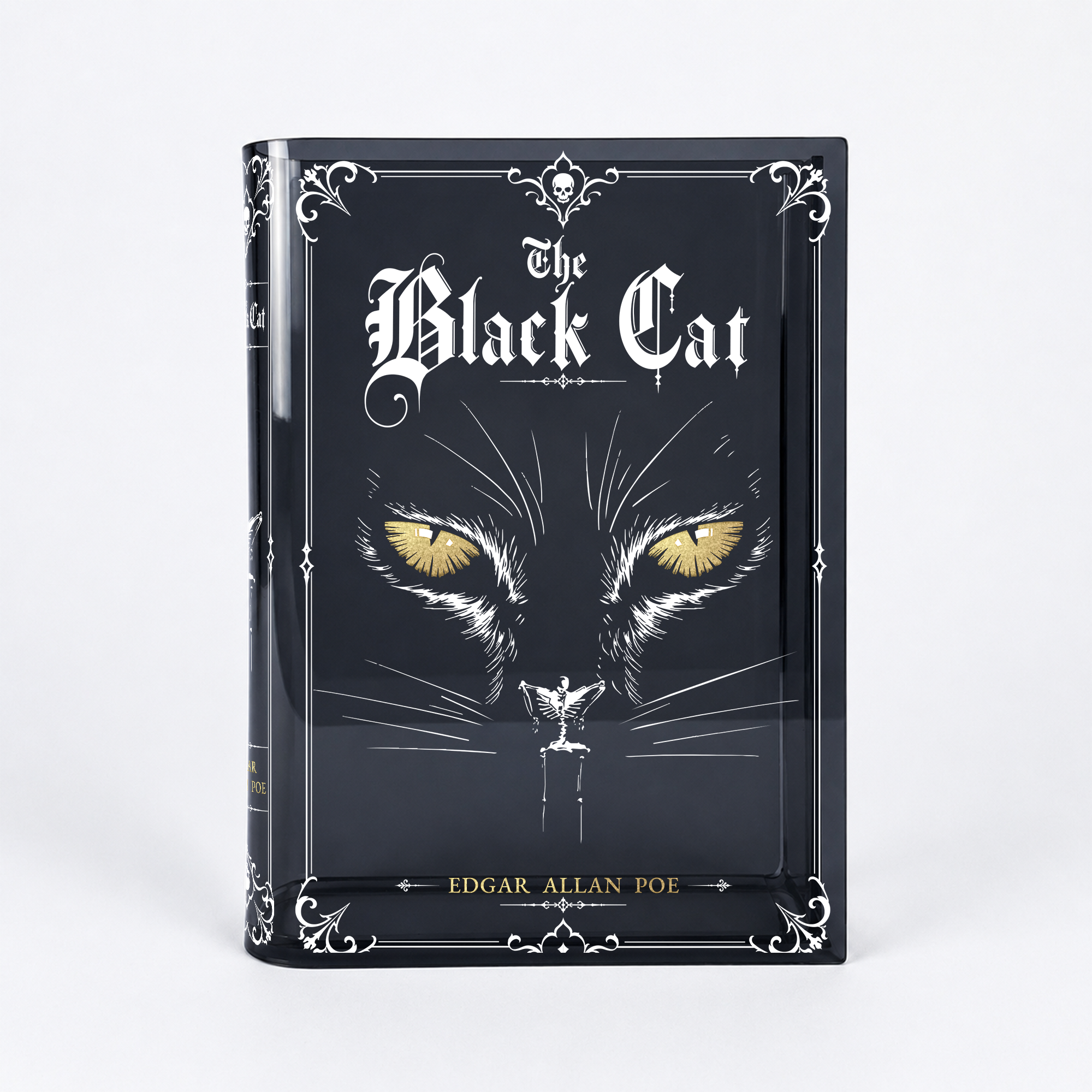 The Black Cat Smoke Black Acrylic Book Vase | Pre-Order | Batch 11/20