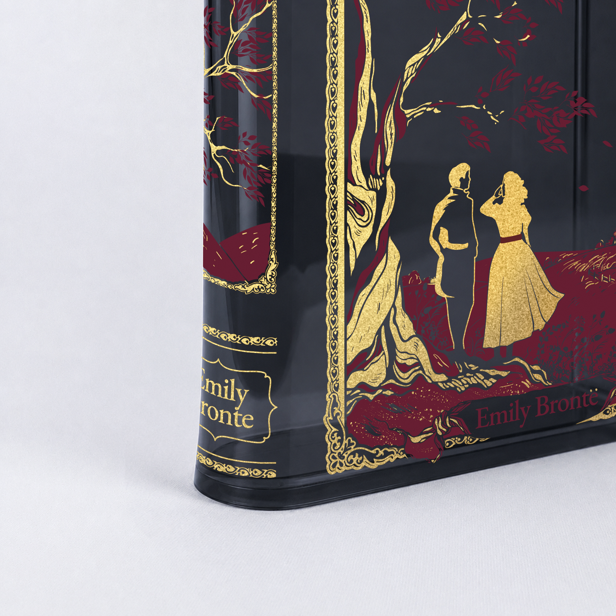 Wuthering Heights Smoke Black Acrylic Book Vase | Pre-Order