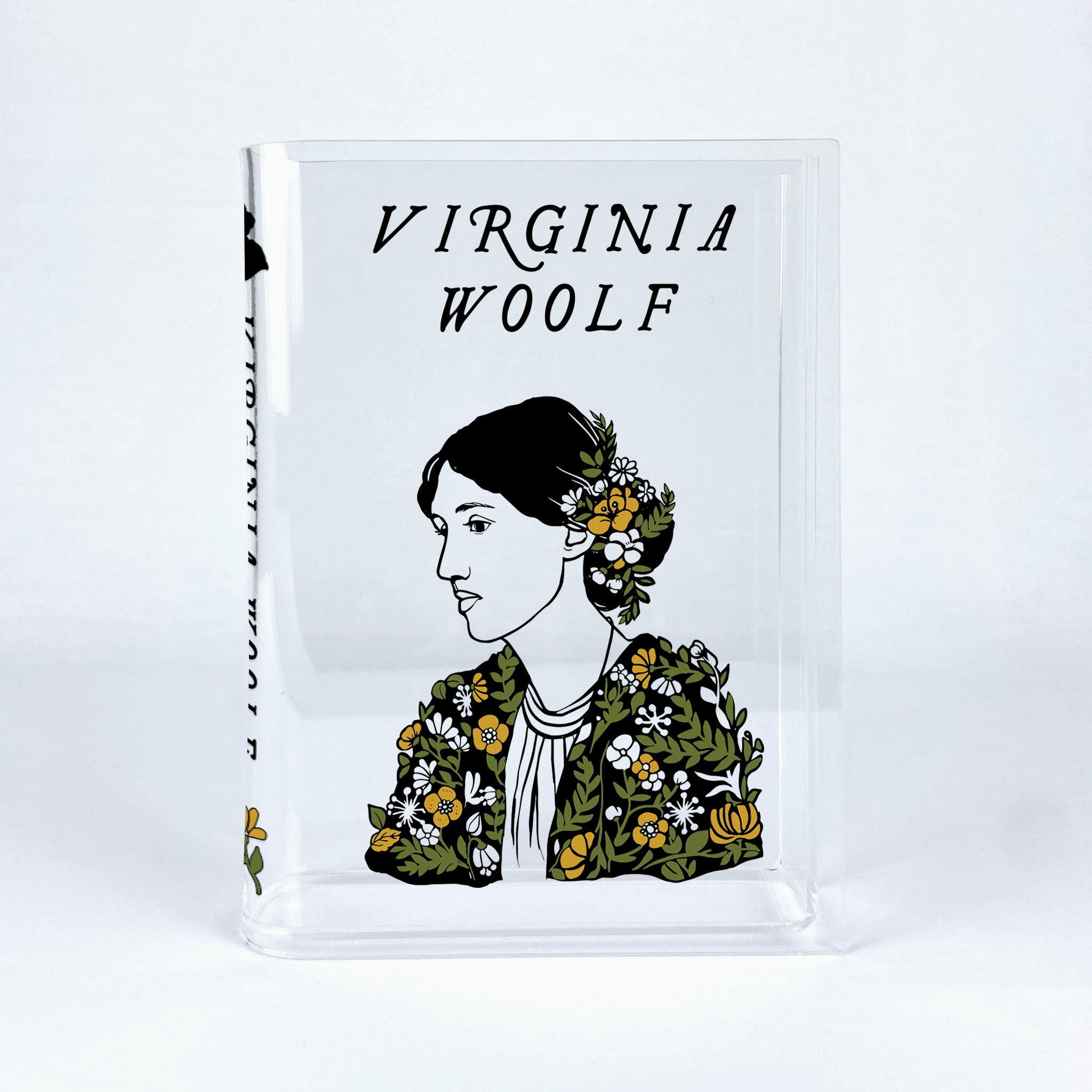 Virginia Woolf Acrylic Book Vase - Book Gift for Book Lovers