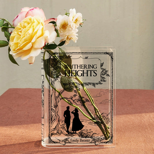 Wuthering Heights Acrylic Book Vase