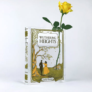 🎁 Wuthering Heights Acrylic Book Vase - Colorful (100% off)