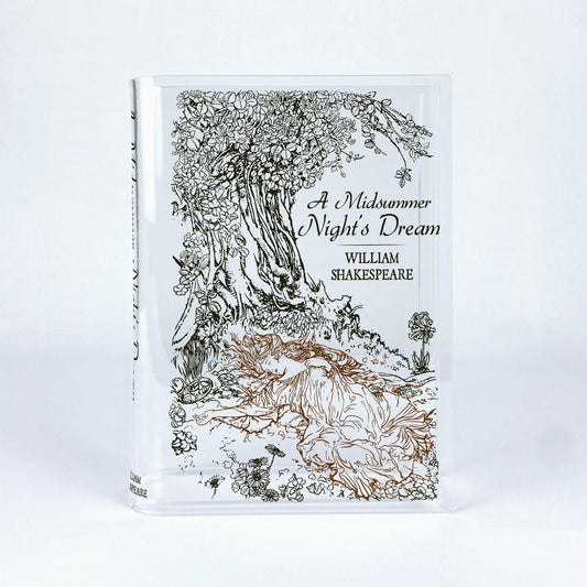 A Midsummer Night's Dream Acrylic Book Vase - Biblio Bloom