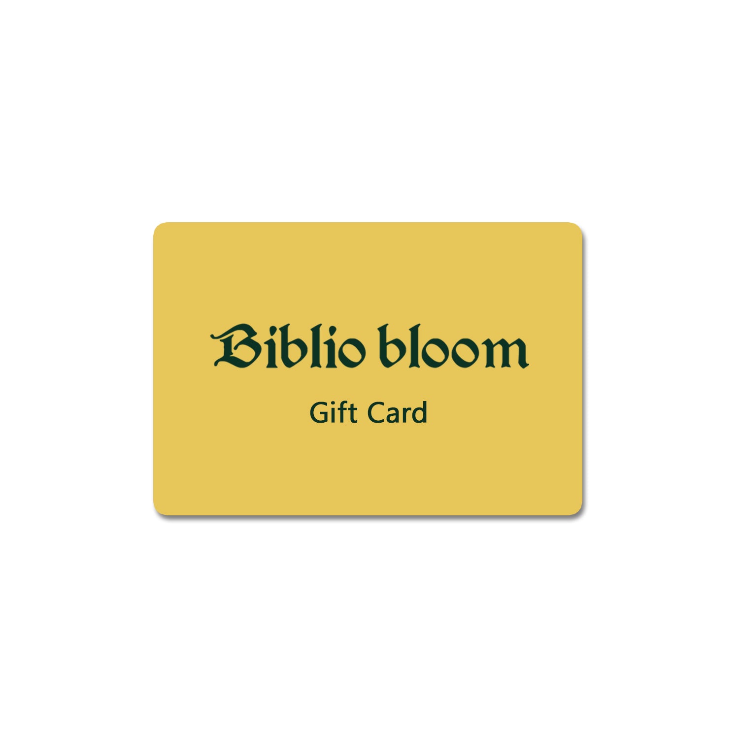 Biblio Bloom Gift Card