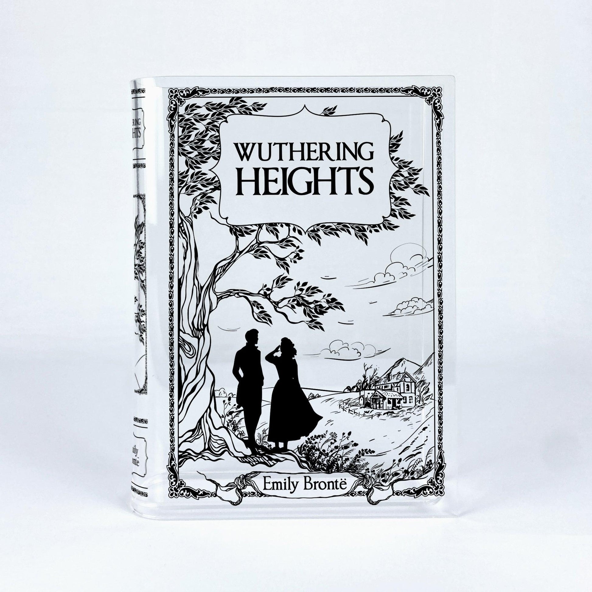 Wuthering Heights Acrylic Book Vase - Biblio Bloom