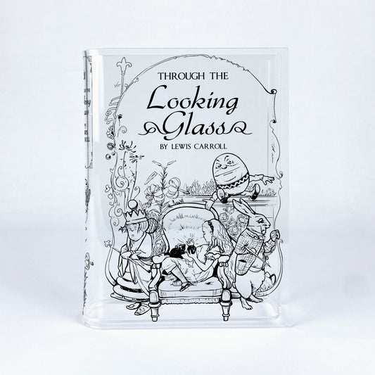 Through the Looking-Glass Acrylic Book Vase