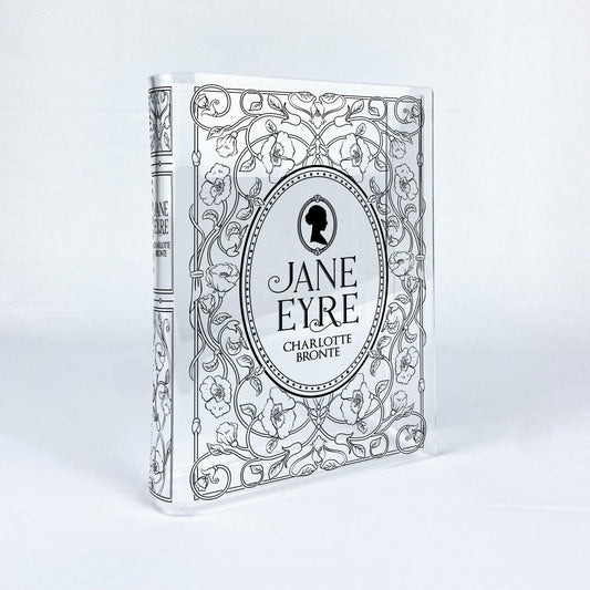 Jane Eyre Acrylic Book Vase - Biblio Bloom