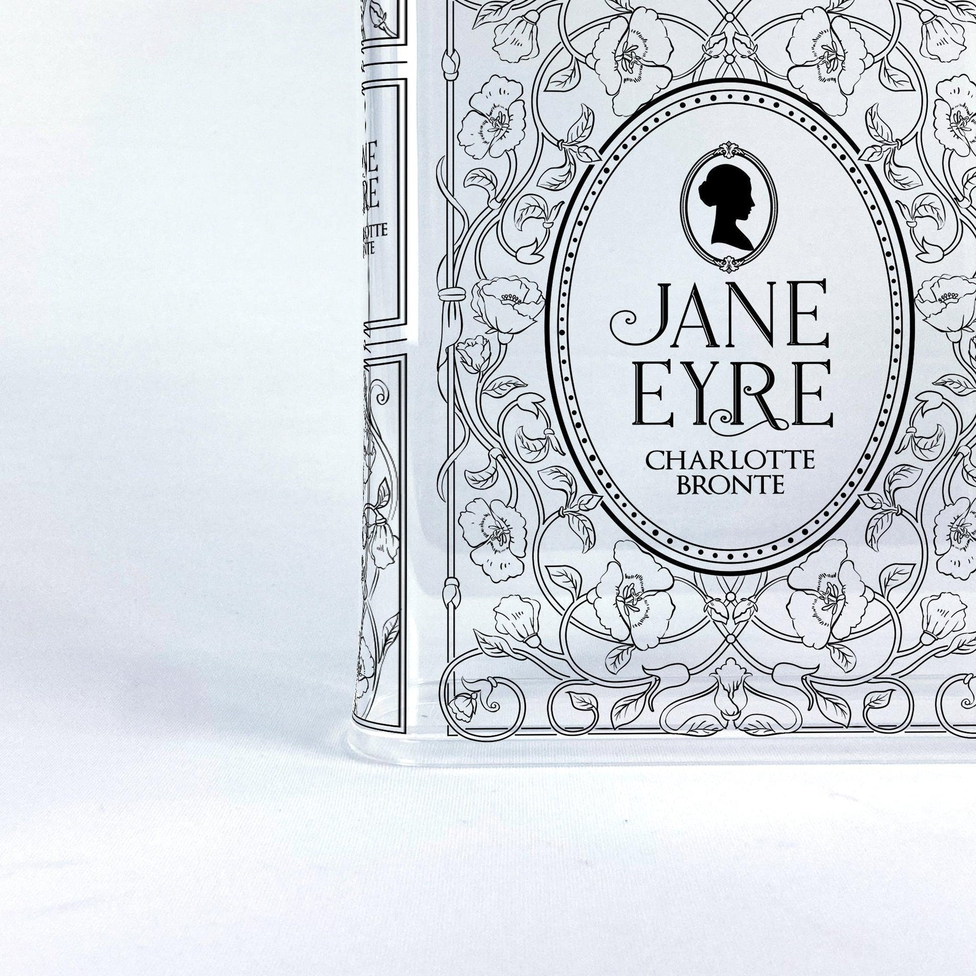 Jane Eyre Acrylic Book Vase - Biblio Bloom