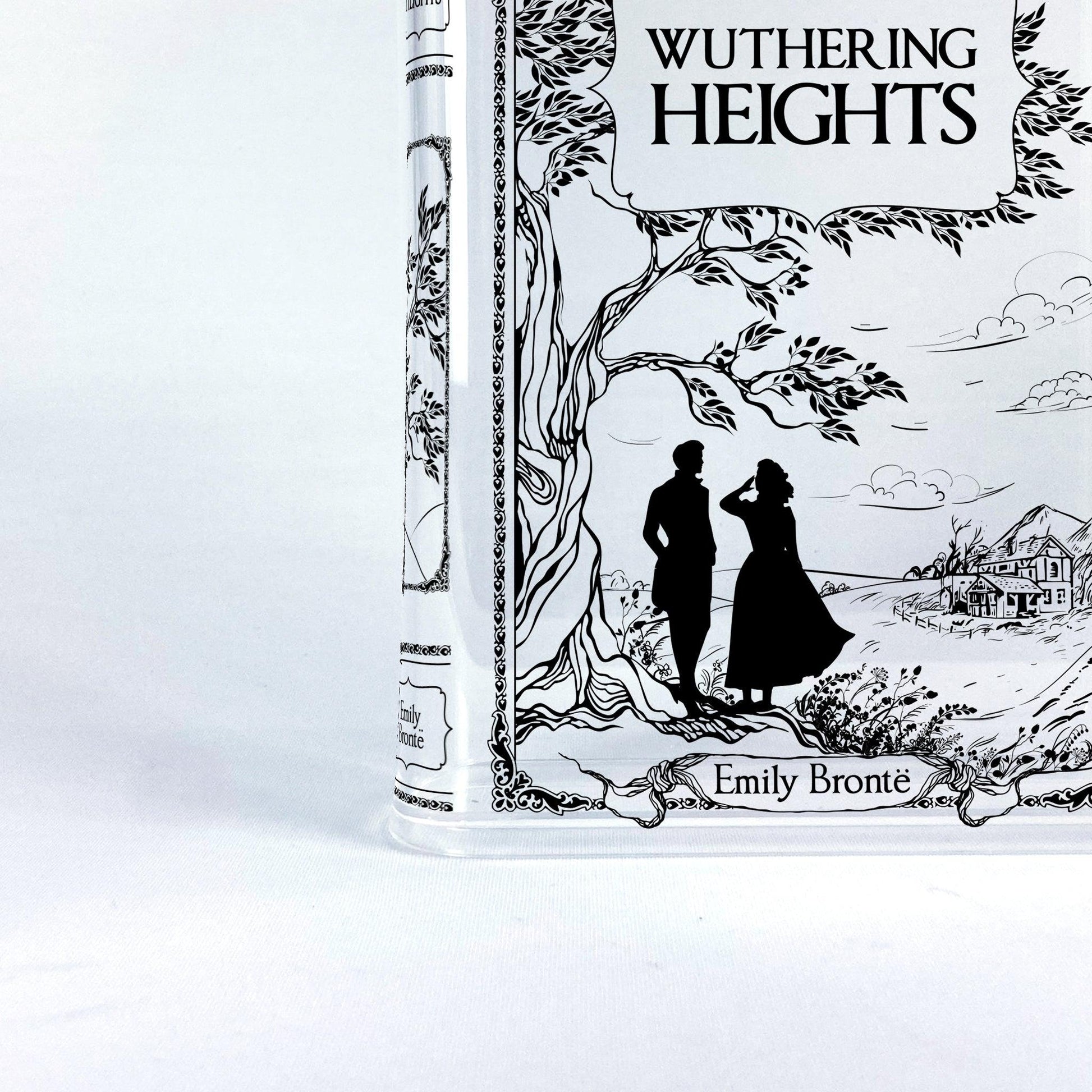 Wuthering Heights Acrylic Book Vase - Biblio Bloom